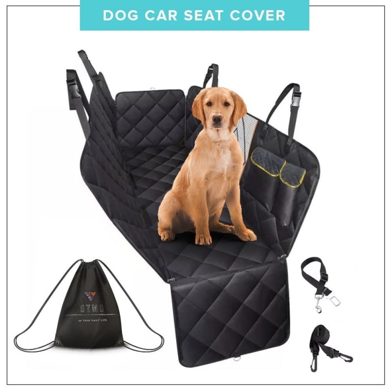 Siège auto pour chien ou chat. Housses de protection, sièges et coffre, pour  le transport en voiture.