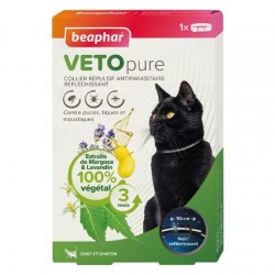 Beaphar VETOpure Collier Repulsif Antiparasitaire pour Chat et Chaton