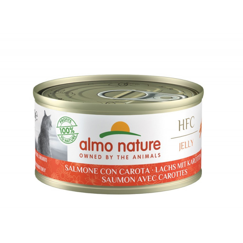 HFC NATURAL Saumon avec Carotte 70g