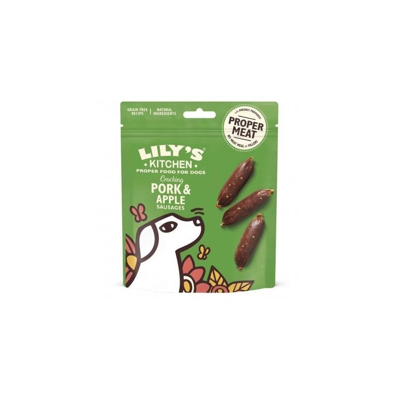 LILY'S KITCHEN Saucisses porc et pommes pour chien