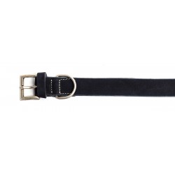 Leopet | Collier cuir gras pour chien | Noir